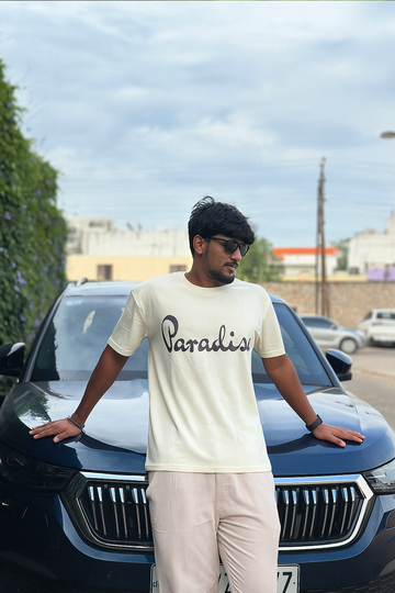 Paradise Oversized T-Shirt – Red Wing Graphic Streetwear Tee