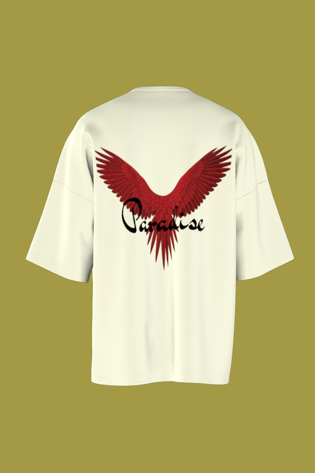 Paradise Oversized T-Shirt – Red Wing Graphic Streetwear Tee