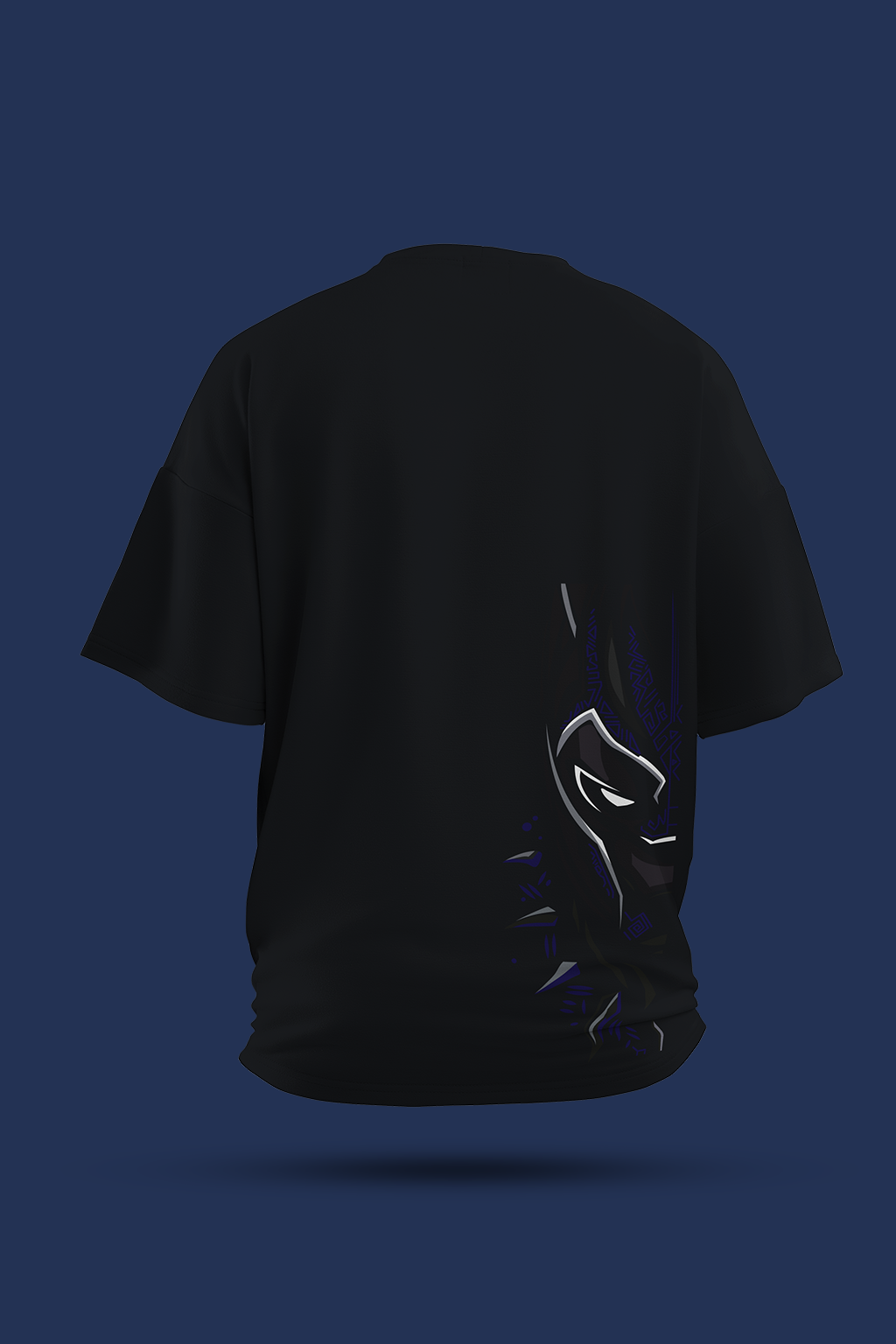 Black Panther Oversized T-Shirt – Wakanda Inspired Graphic Tee