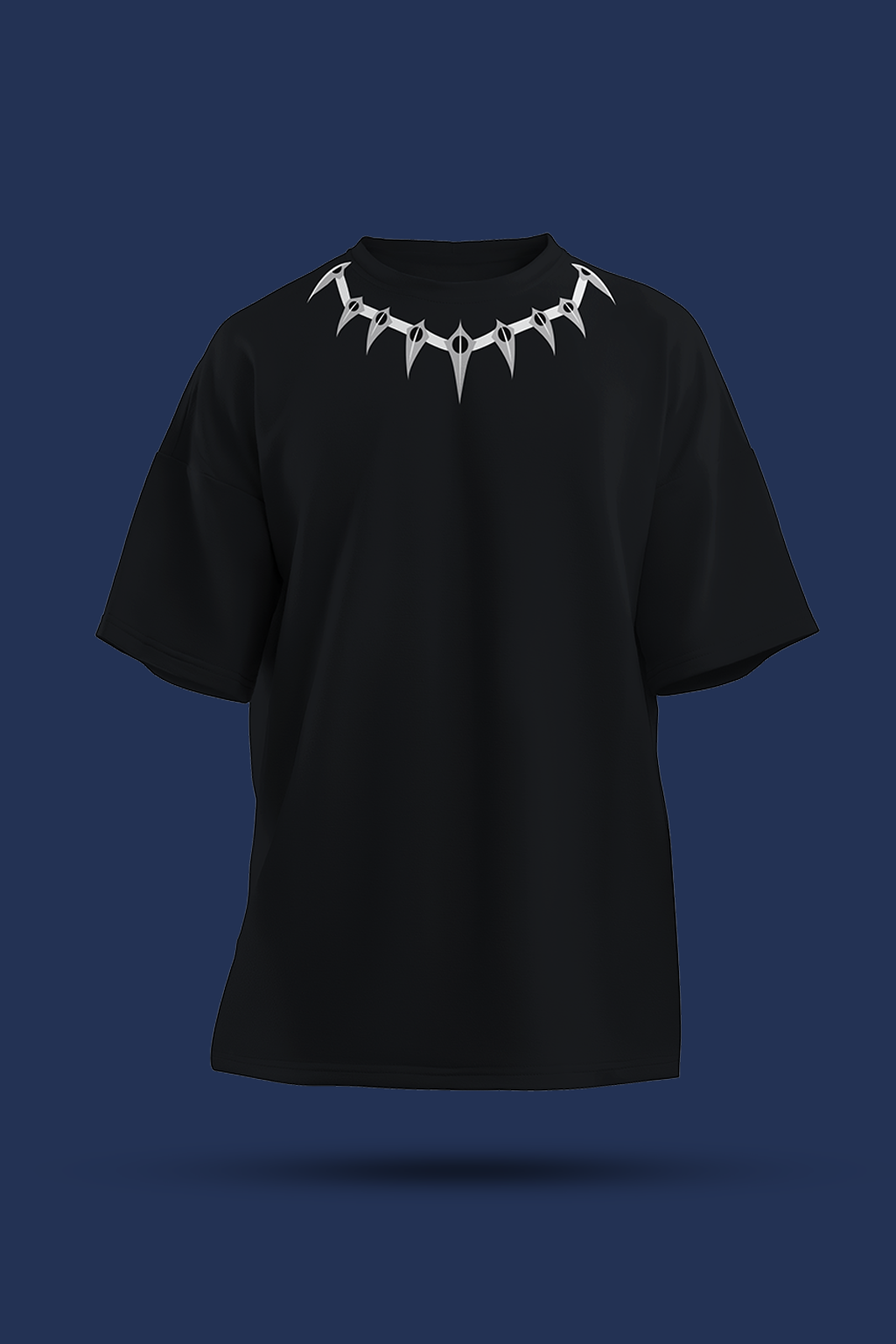 Black Panther Oversized T-Shirt – Wakanda Inspired Graphic Tee
