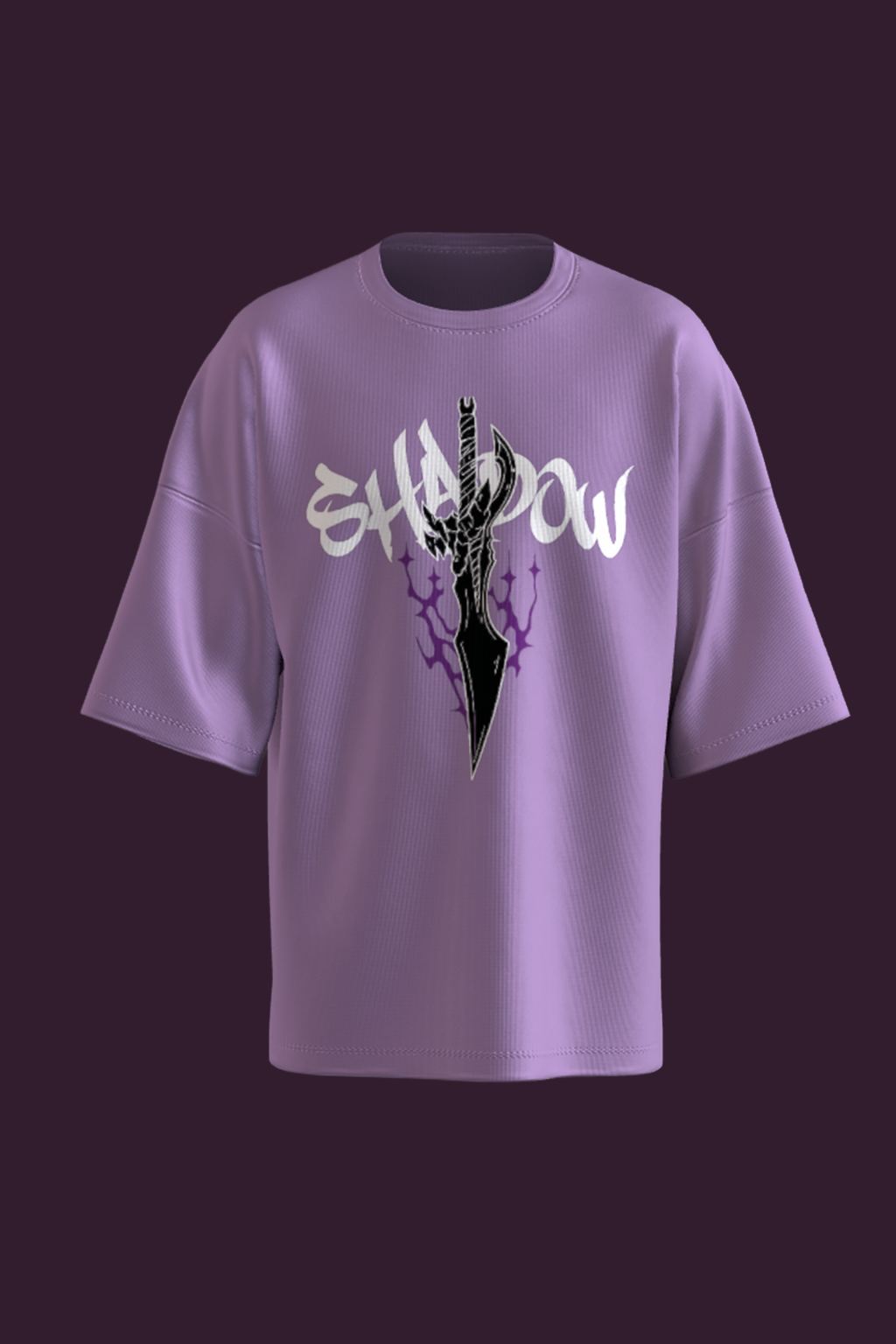Bone Shadow Oversized T-Shirt – Gothic Streetwear Graphic Tee