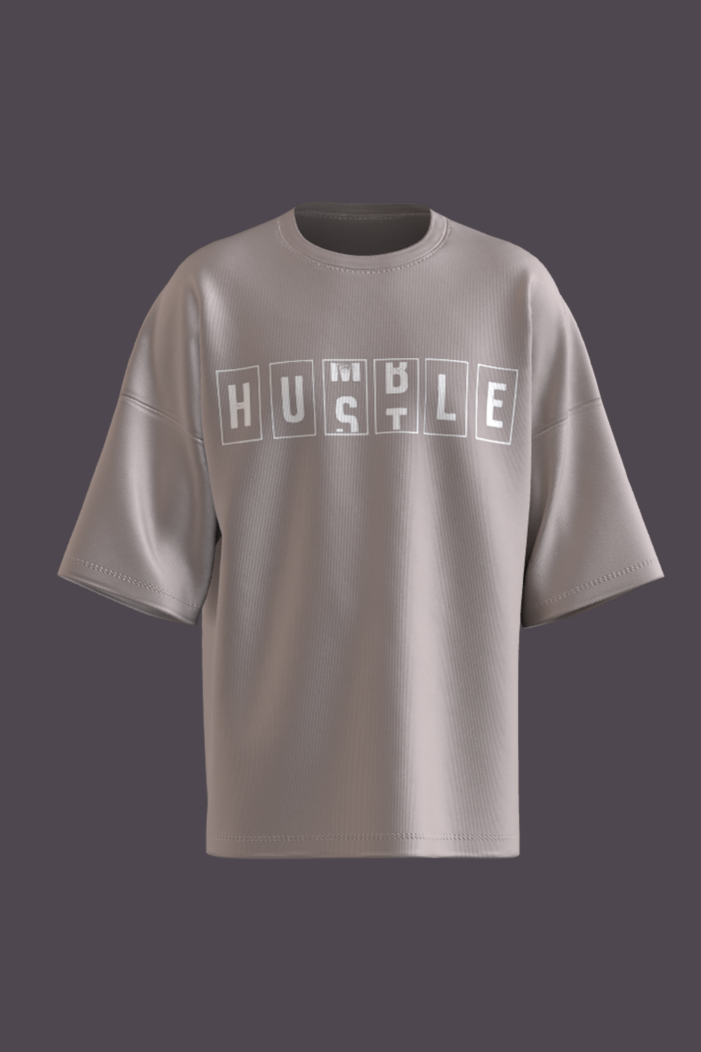 Humble Hustle Oversized T-Shirt – Money Grip Streetwear Graphic Tee